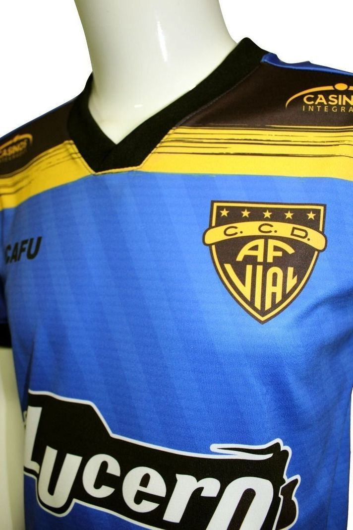      Camiseta Fernández Vial 2019 Arquero Azul Original Cafú-1