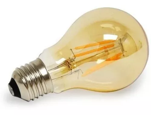 Pack 10 Ampolletas Led A60 Vintage 4w E27 2700k Ambar-2