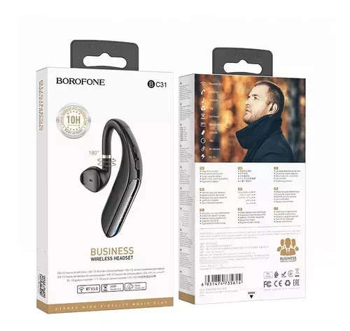 Audífono Bluetooth Melódico Borofone Empresario-3