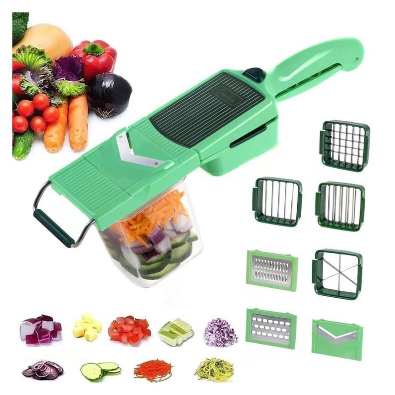 Picador Cortador Rallador Verduras Cocina Hogar-1