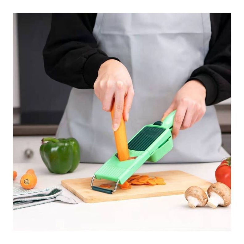 Picador Cortador Rallador Verduras Cocina Hogar-4