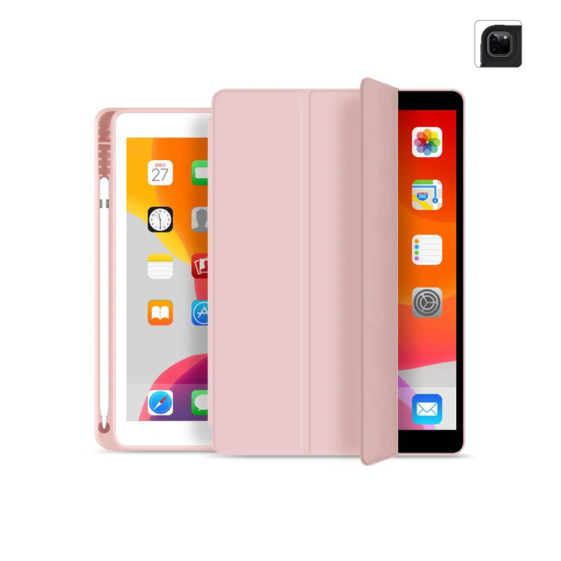 Carcasa Smart Cover iPad Pro 11 Con Ranura Lapiz / Rosa Palido-0