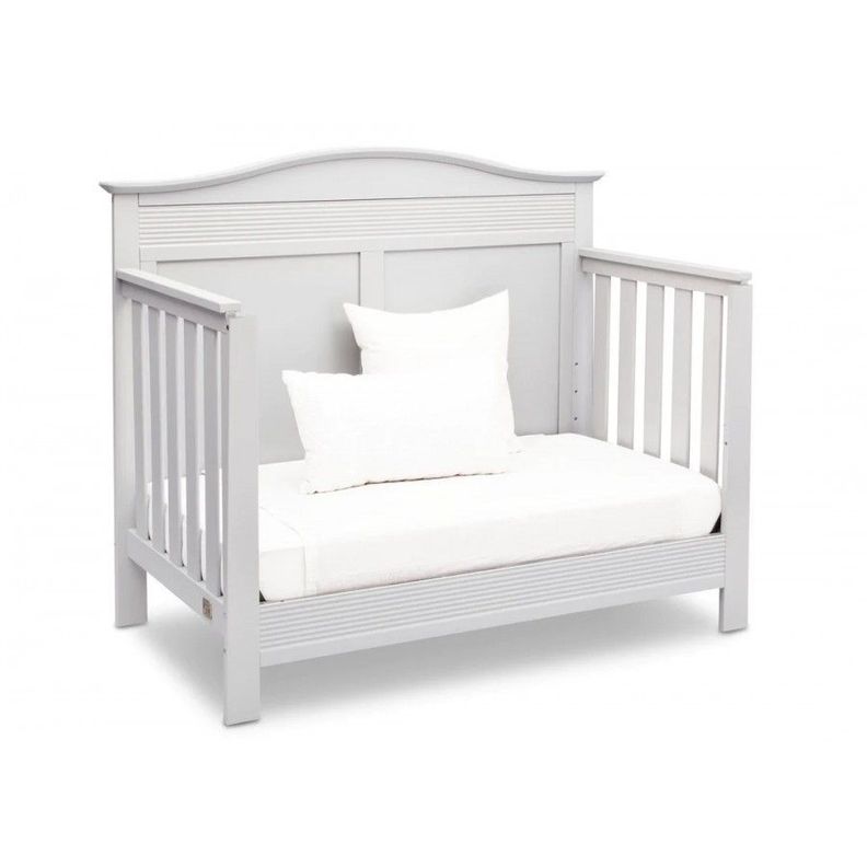Cuna de madera 4 en 1 Barret Blanca-2