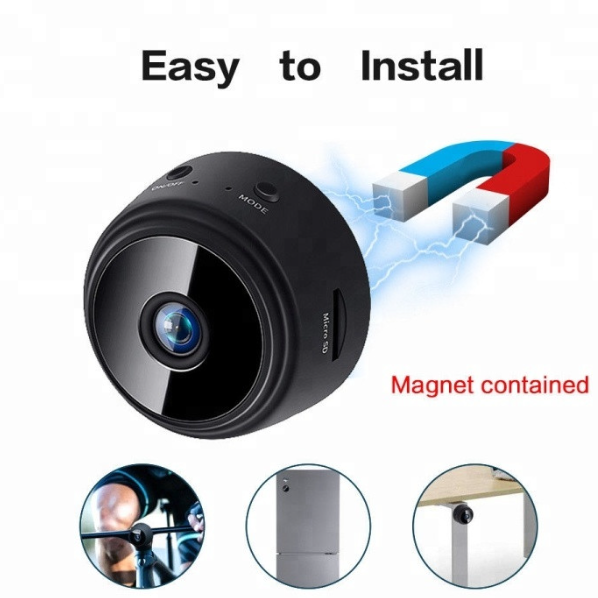 Mini Cámara De Seguridad A9 Con Wifi 1080P Visión Nocturna Inalámbrica Hogar-1