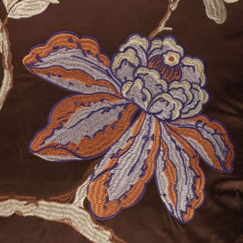 Cojin Mas Funda Decorativa Versalles En Cafè Oscuro  45x45 Cm-1