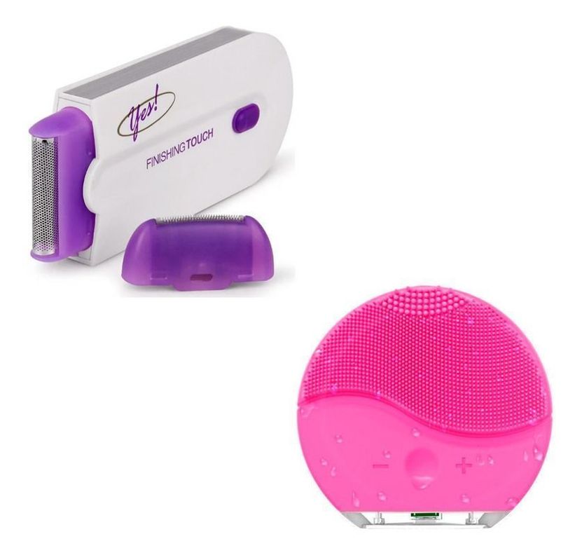 Depiladora Corporal Recargable + Removedor Facial-0