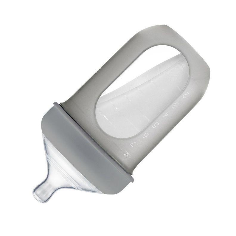 Pk 3 Mamaderas con bolsa de silicona NURSH - 240 ml -2