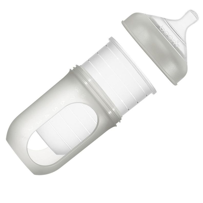 Pk 3 Mamaderas con bolsa de silicona NURSH - 240 ml -3