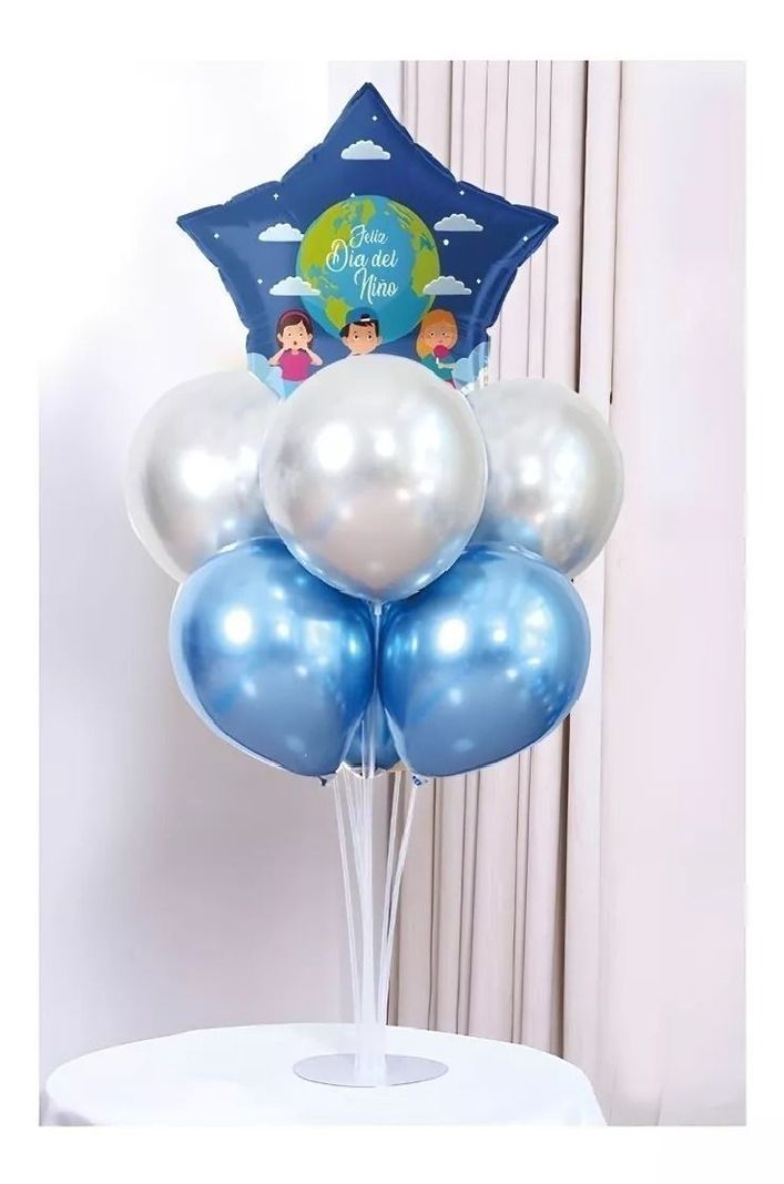Set De Decoración Globos Base Para Globos Fiesta Celebración.-0