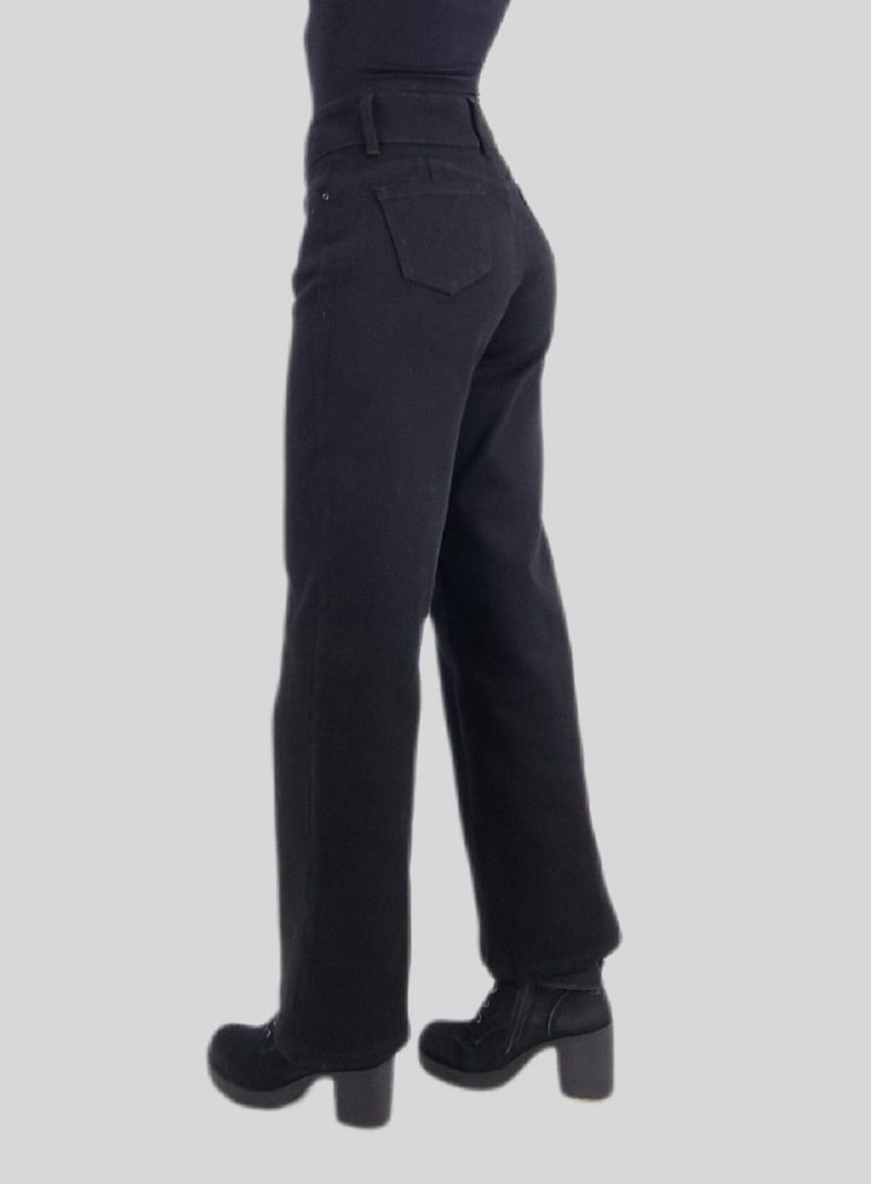 Jeans wide leg black-2