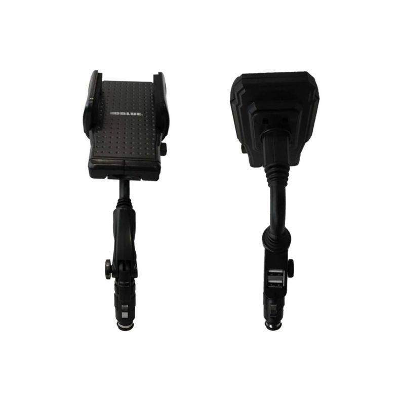 Soporte de Celular Para Auto Con USB Rotacion 360°-1