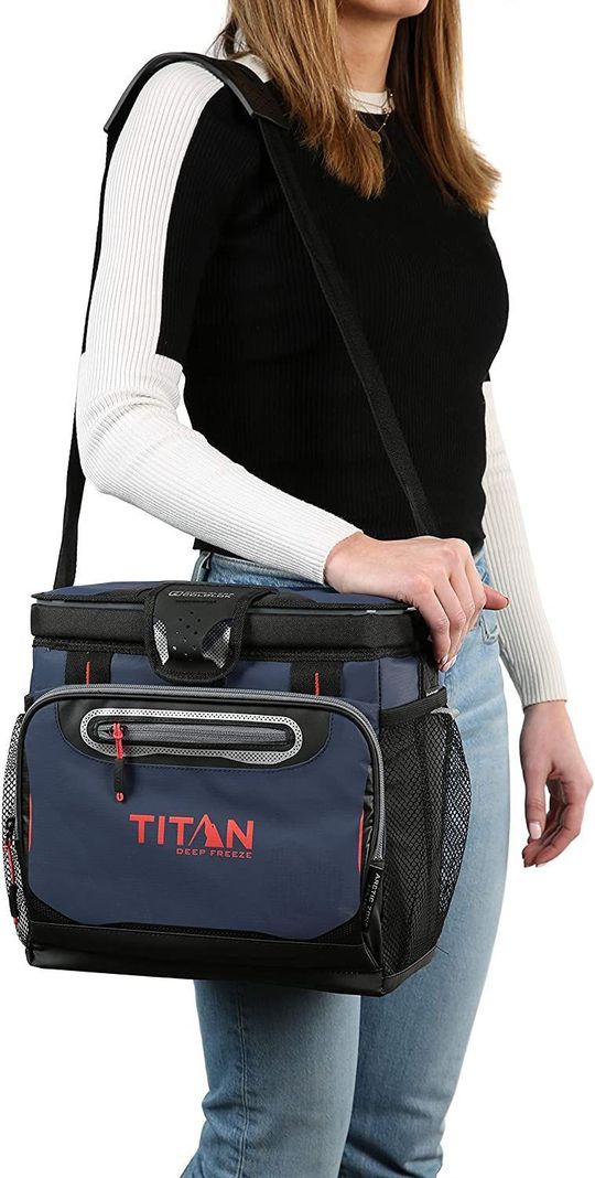 Cooler Deep Freeze 16 Latas Azul Titan-4
