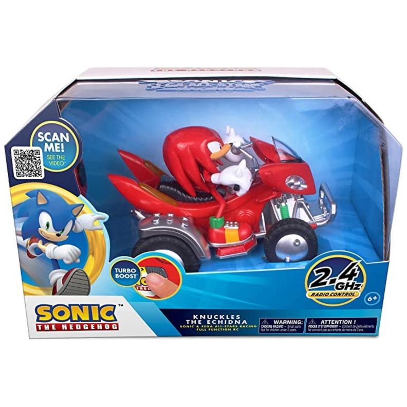 Juguete Figura knuckles Sonic The Hedgehog Auto A Control Remoto-4