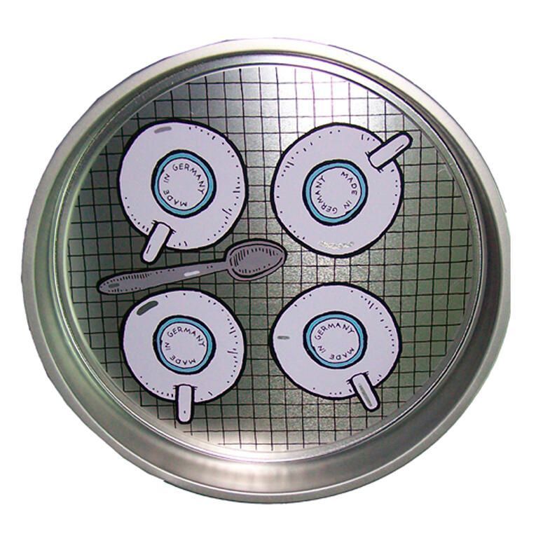 lata D33*4 Bandeja redonda Estamp. Café Unico 4x33x33 cm-0