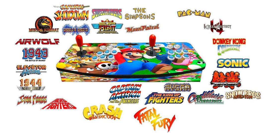 Joystick Consola Arcade Conexión directa HDMI MOD MARIO-1