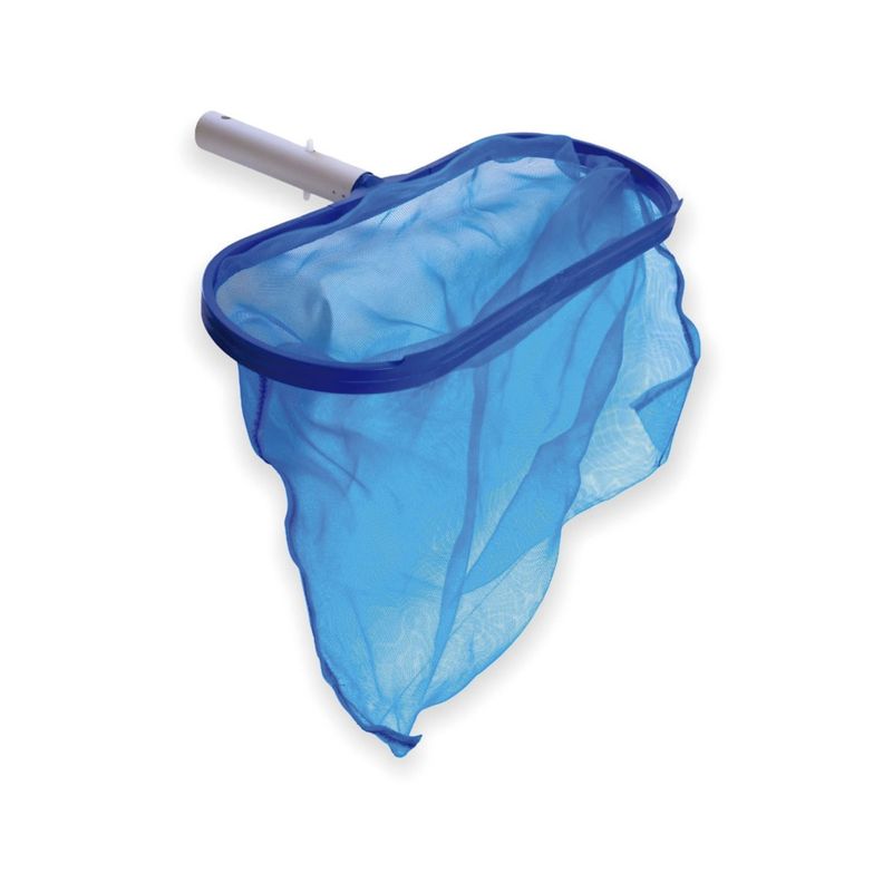 Malla Ovalada Profunda Para Limpieza Piscina Mango Aluminio-0