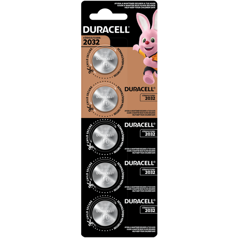Tira pila CR2032 Duracell x5 unidades-0