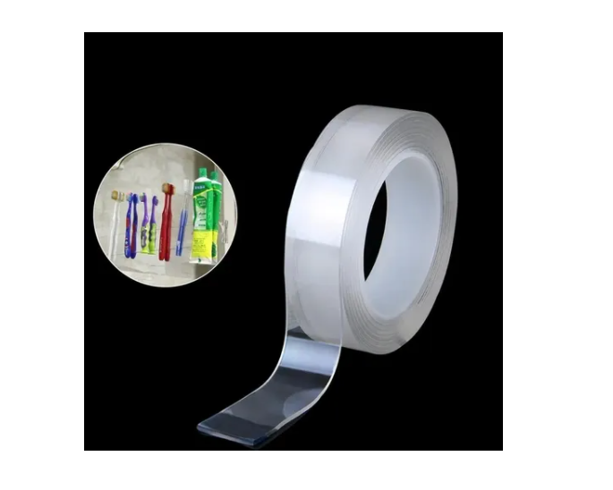 Cinta Doble Contacto Faz Huincha Adhesiva Reutilizable 10mts-1