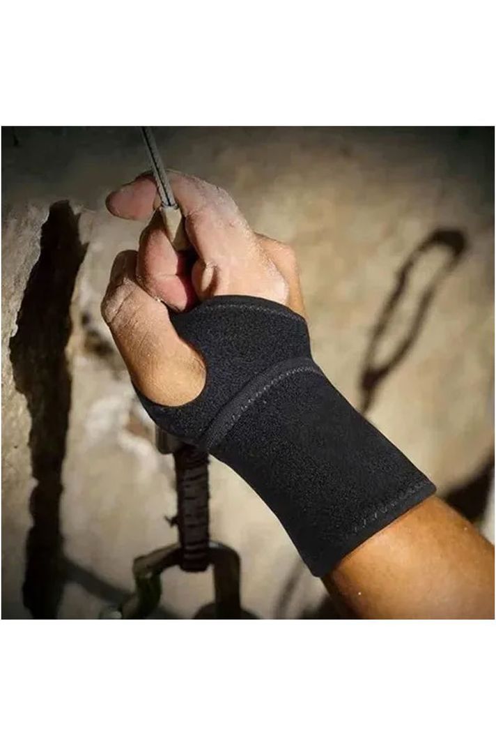 Muñequera Ajustable Con Orificio Pulgar Deporte Ortopédico-5