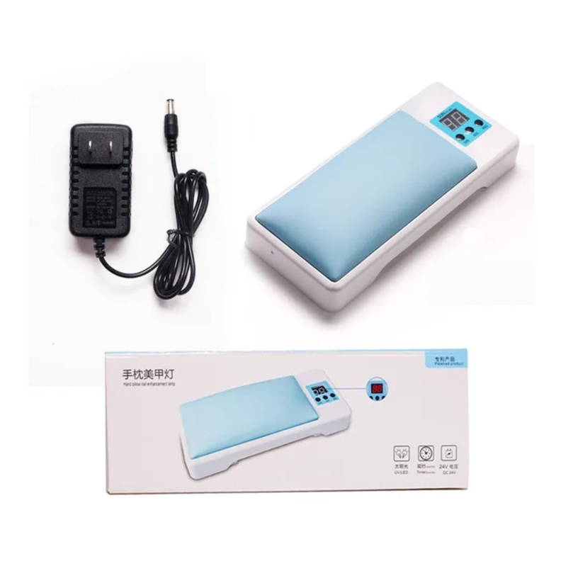 Lámpara Uv/led Apoya Manos 2 En 1  72w Secado Uñas Manicure Blanca-4