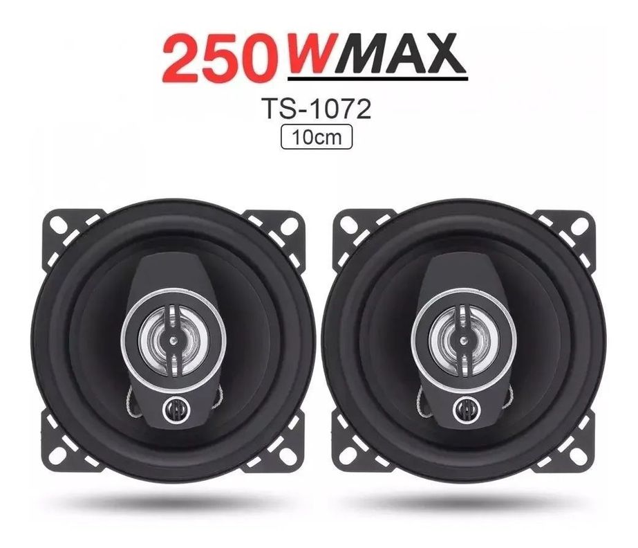 Parlante 4 Pulgadas 10 Cm Ts-1072 Coaxial 250wmax 2 Vias/r&c-1