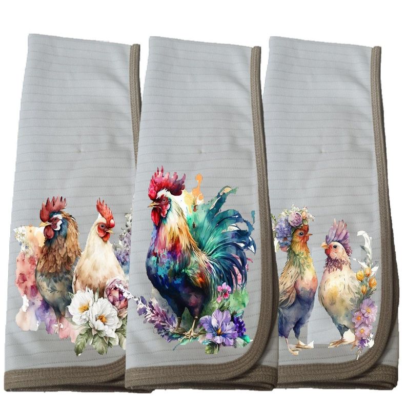 Paño de Cocina con Cobre, modelo Gallo.-0