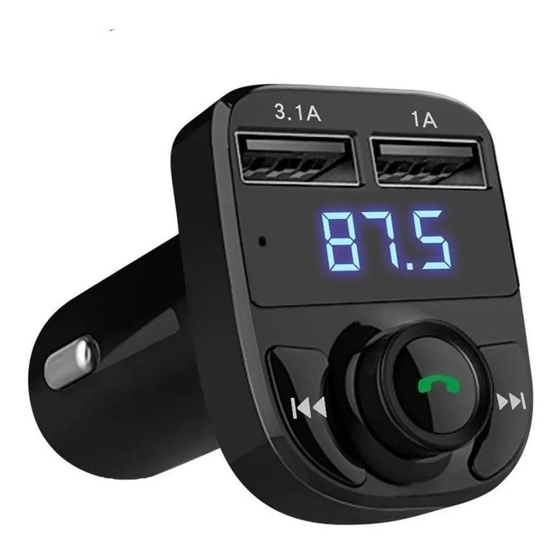 Receptor Bluetooth Autos Transmisor Fm Mp3 Carga Rapida Usb-1