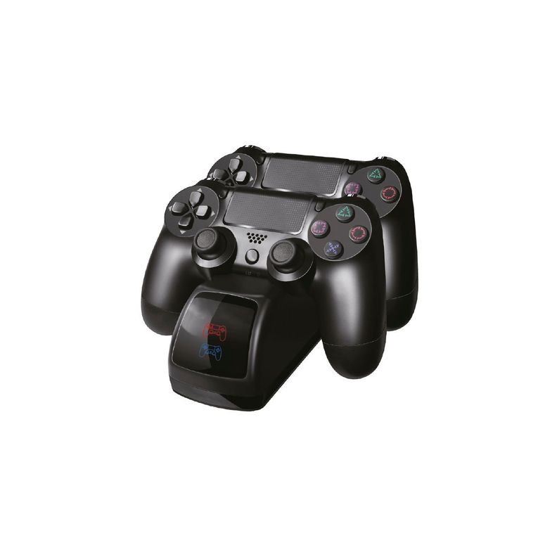 Soporte Cargador Doble Para Controles PS4 USB Dblue-0