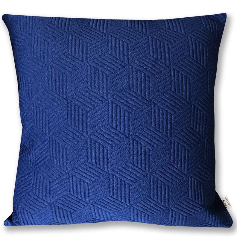 Cojín Azul Relieve 45x45-0