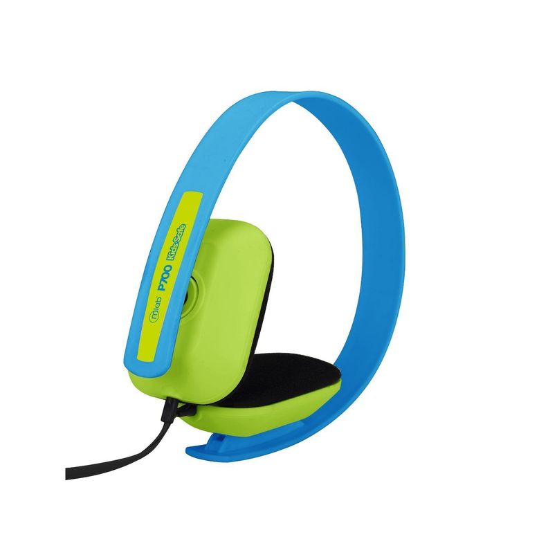 Audífonos Para Niños Ajustable Con Micrófono Azul - Ps-0