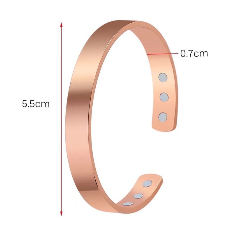 Pulsera de Cobre Magnética, Brazalete Cobre-1
