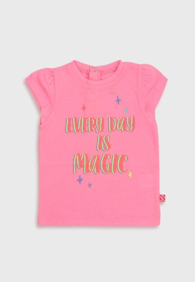 Polera bebé niña manga recogido 189-0