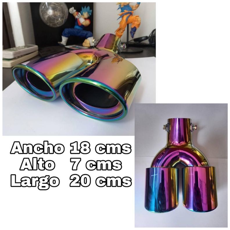 COLA DE ESCAPE DOBLE TORNASOL-1