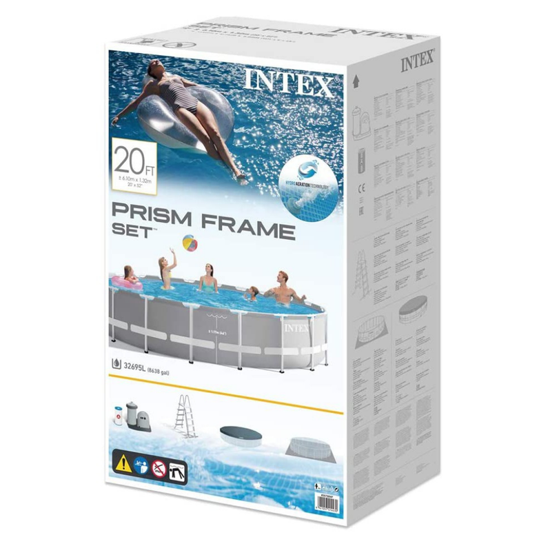 Piscina Estructural Prisma Trame Set 610x132 cm 32.695 Litros-6