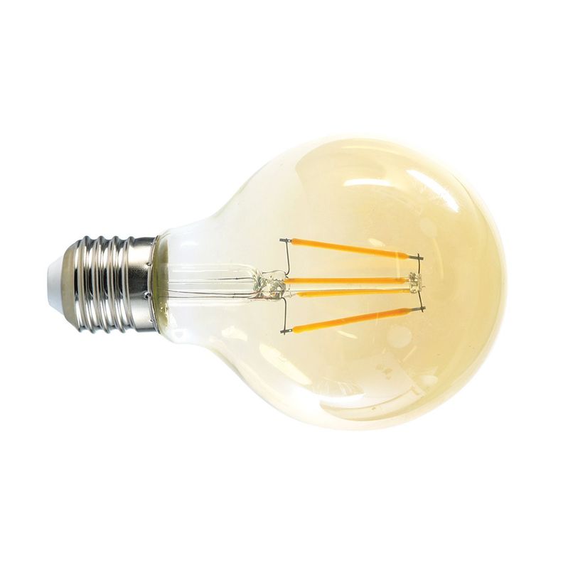 Ampolleta Globo LED E-27 Filamento 6W G80 Dimeable SEC-2