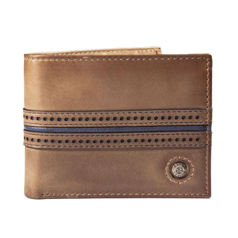Billetera Gino Rodinis Borsalino 156 Café/Azul