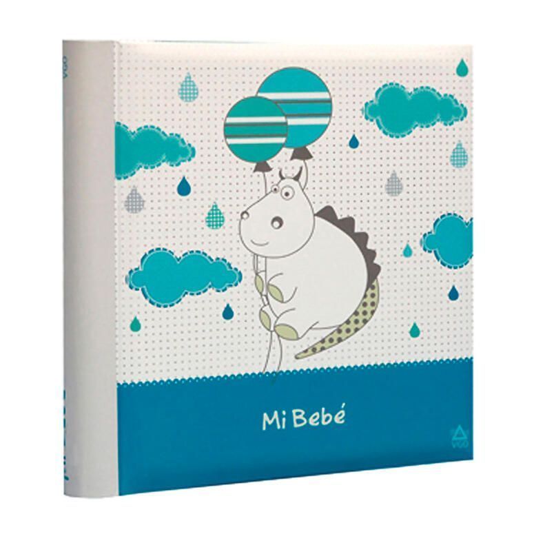 Album infantil con memo y caratulas- para ensobrar 13x18 cm / 200F Celeste
