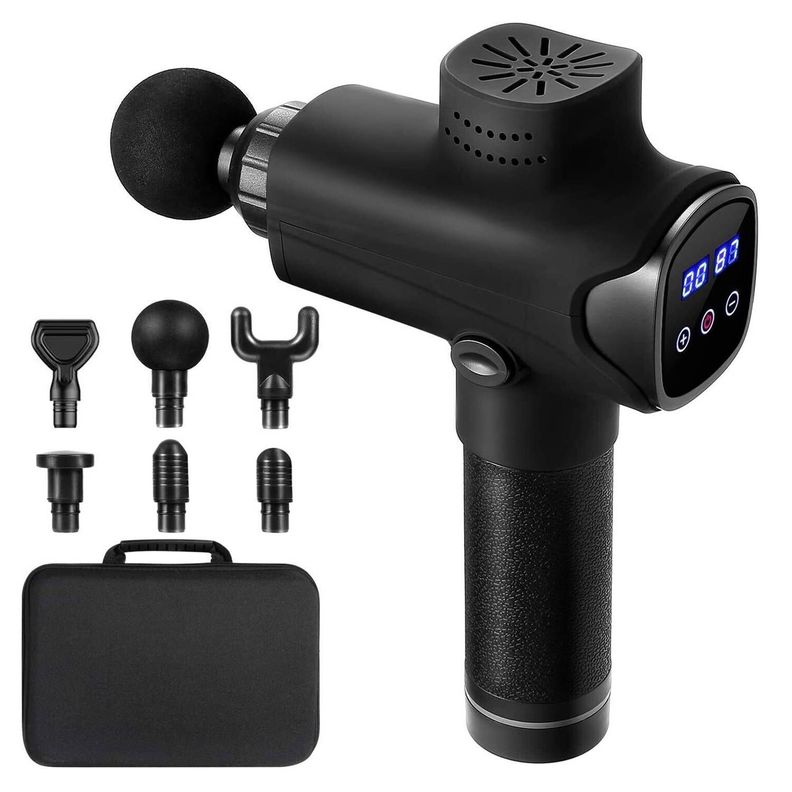 Pistola de Masajes Pro 30 Velocidades Recargable-0