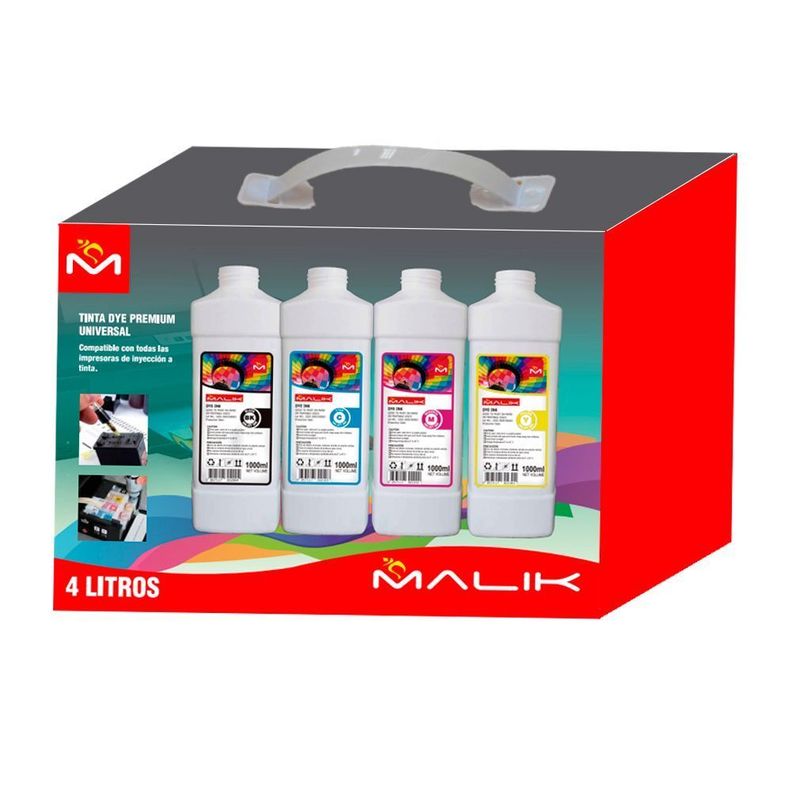 4 Litro De Tinta Premium Impresoras Canon® G1100 2100 3100-1