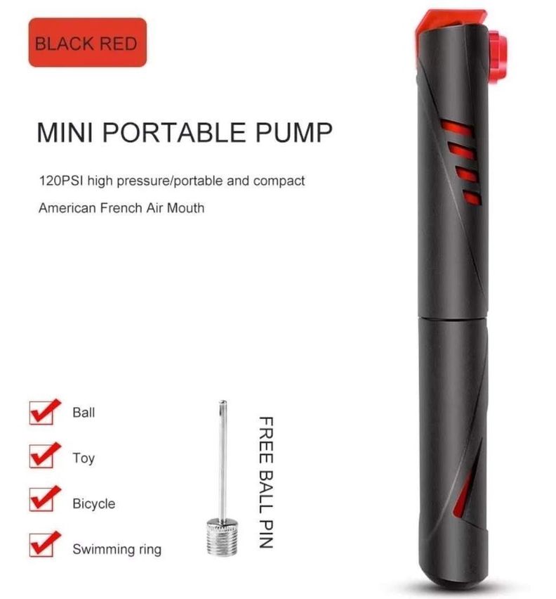 Mini Bombin Para Bicicleta De Ciclismo 120 Psi Colores Surti-3