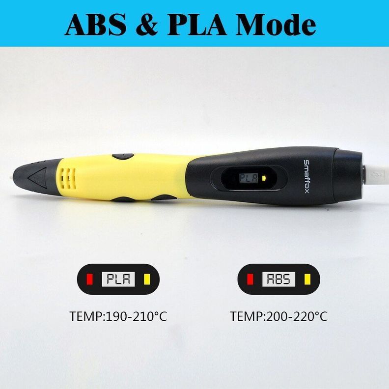 Boligrafo de impresión 3D ABS Smaffox SM-01 54M + Estuche-2