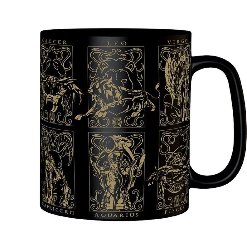 Tazón Mug Saint Seiya 460ML Gold Armors-0