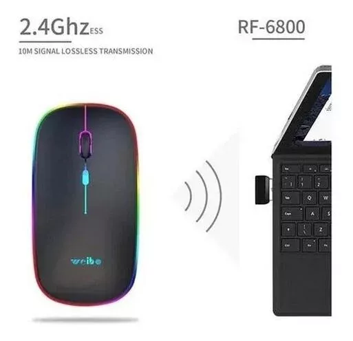 Mouse Inalámbrico Para Notebook Weibo Rf-6800-2