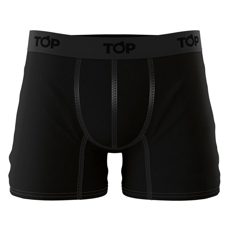 Pack 3 Boxer Medios Negros TOP-1