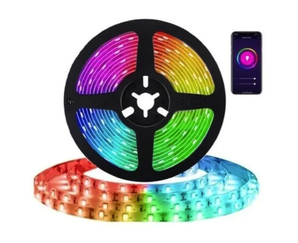 Cinta Tv Bluetooth Led 5 Metros Rgb Usb Smart 5v-0
