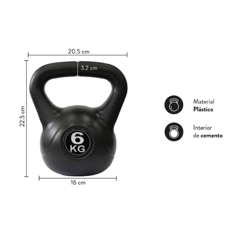 Kettlebell – Pesa Rusa 6 kg-1