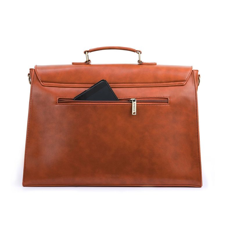 Ecosusi Maletín BOW para laptop 15.6" - Camel-2