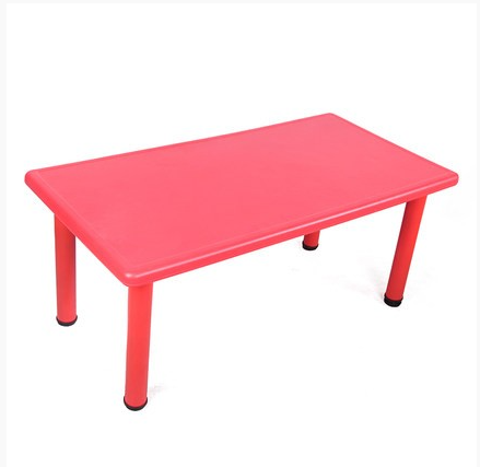 Mesa Infantil Rectangular Roja Rojo