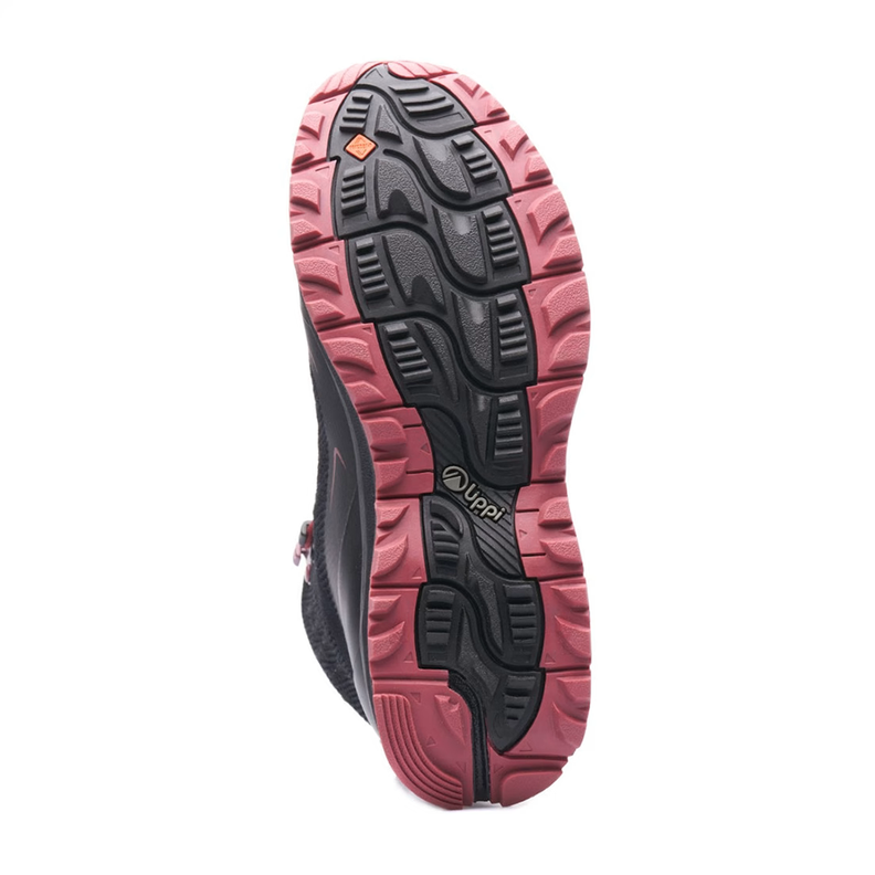 BOTÍN LIPPI MUJER LIGHT ROCK MID II NEGRO ROSA-4