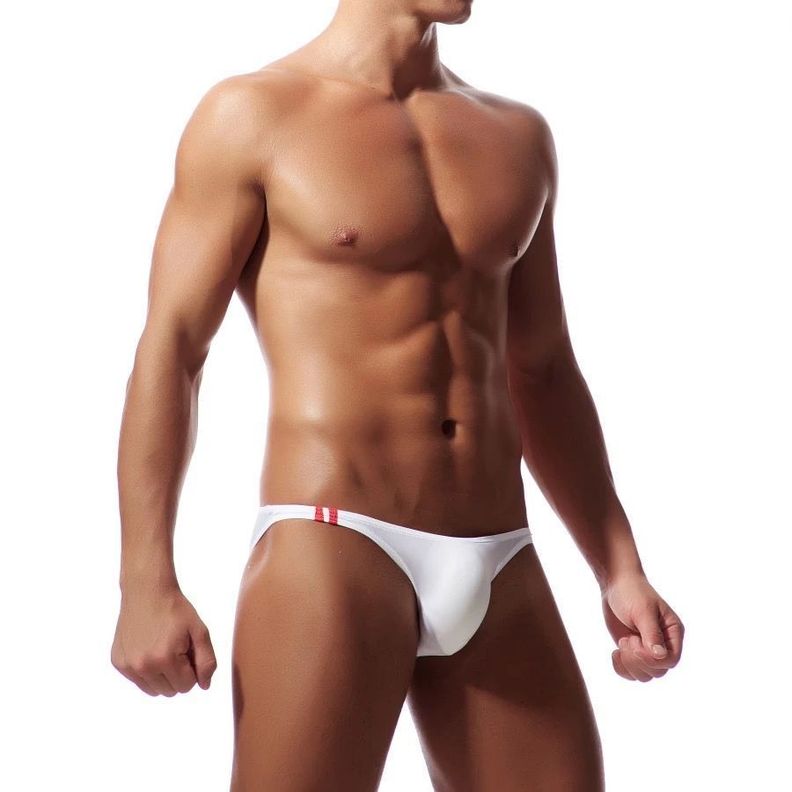 Calzoncillos Slip Blanco Para Hombre Moda -0